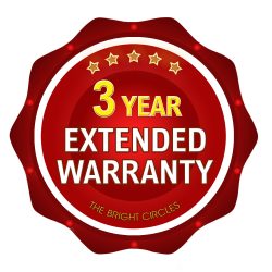 3 year WARRANTY STICKER